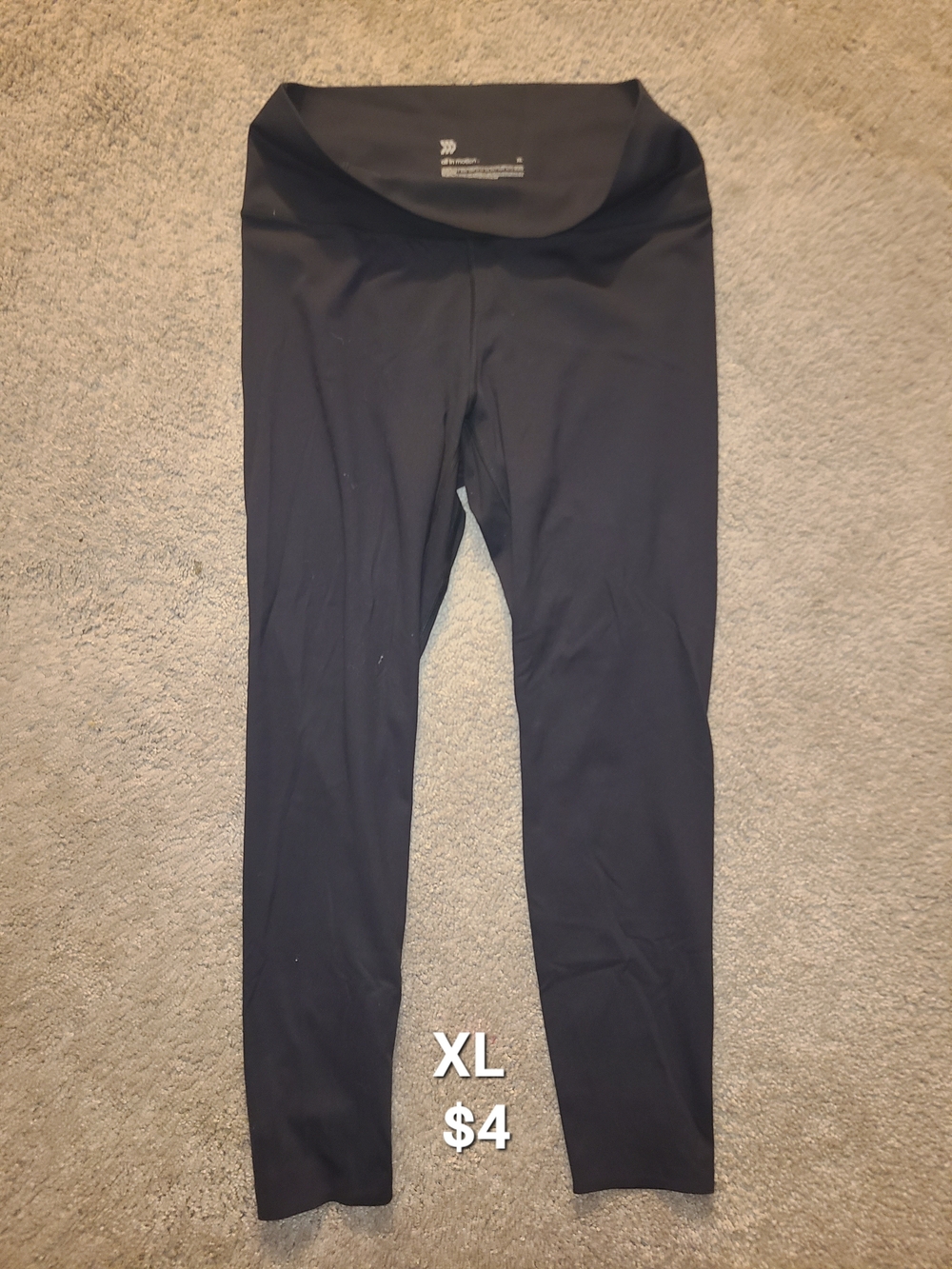 all in motion Black High-Waist Leggings